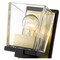 Z-Lite Bleeker Street 1 Light Wall Sconce, Matte Black & Olde Brass & Clear 475-1S-MB-OBR - alternate 5